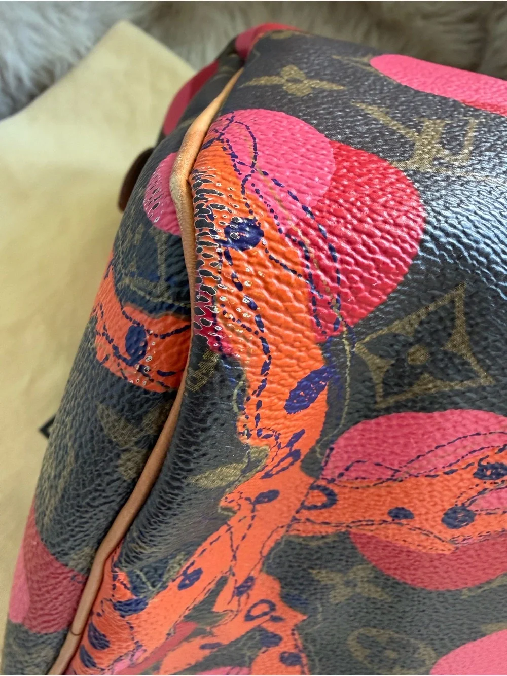 Louis Vuitton Speedy 30 Ramages Handbag - Picture 9 of 16